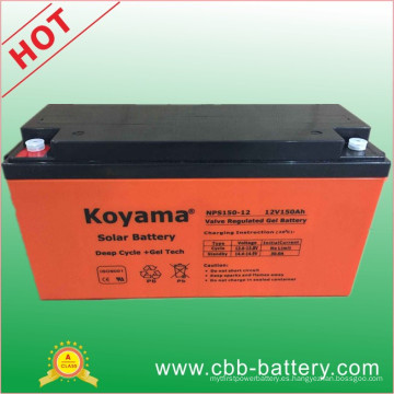 12V 150ah Solar Deep Cycle Gel Battery